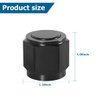 6AN Female Flare Cap Block Off Fitting Plug, 2PCS Aluminum Swivel Hex Head Nut Port Adapter, Automotive Modification Accessories for Fuel Oil Line
