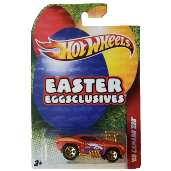 Hot Wheels '69 Camaro Z28, Easter Eggsclusives [red]