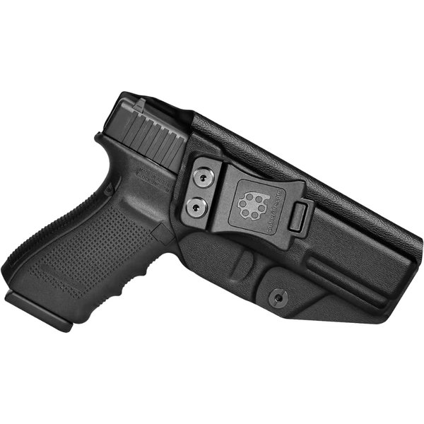 Amberide IWB KYDEX Holster Fit: Glock 20 21 (Gen 3 4) & Glock 22 Gen 5 Pistol, Inside Waistband Concealed Carry, Adjustable Cant & 'Posi-Click' Retention, USA Made by Amberide