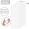 Sajoo 180 Pieces Hair Extension Tape Tabs, Double Sided Replacement Tape Adhesive for Hair Extensions Wigs Supplies (White)