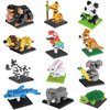 FUN LITTLE TOYS Party Favors for Kids, Mini Animals Building Blocks Sets for Goodie Bags, Prizes, Birthday Gifts, 12 Boxes