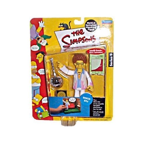 The Simpsons Disco Stu Action Figure by Playmates