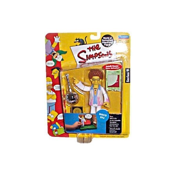 The Simpsons Disco Stu Action Figure by Playmates