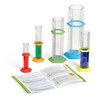 hand2mind Starter Science Graduated Cylinder Set, Science Lab Equipment Kids, Measuring Toys for Kids, Educational Science Kits, Kids Chemistry Set, Science Supplies for Classroom (Set of 5)
