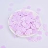 100 Pcs Purple Mini Portable Travel Soap Paper Sheets, Flower Shape Disposable Paper Soap Flakes, Hand Wash Cleaning Washing Hand Toiletry Paper Soap Sheets Foot and Hand Care, Hand Wash