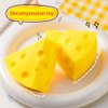 MSRRTUSY Cheese Stress Balls for Kids and Adults,Squishy Fidget Toys，Triangle Cheese Squeeze Sensory Toys,Party Favors for Kids,Birthday Gifts,Christmas,Easter Egg,Classroom Prizes