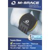 M-Brace AIR Elbow Brace Tennis Elbow Brace, Elbow Support, Elbow Strap, Epicondylitis, Elbow Compression, Swiftly Adjustable Compression, Pad Included, Regular Size, Black