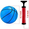 Shindel 6Pcs Mini Basketball, Small Basketball for Toddlers, Kids and Adults Basketball Party Favors Mini Toy Basketball with Pump Suitable for Pool, Indoors, Outdoors