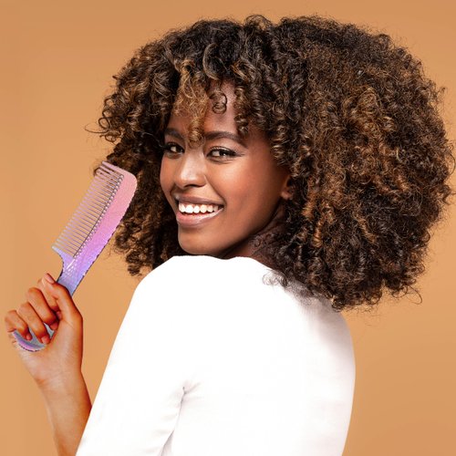 Allegro Comb 1004 Wide Tooth Detangling Hair Combs For Women, Stylists & Curly Hair Teasing Comb Mens Comb 1 Piece. (Fresh Purple)