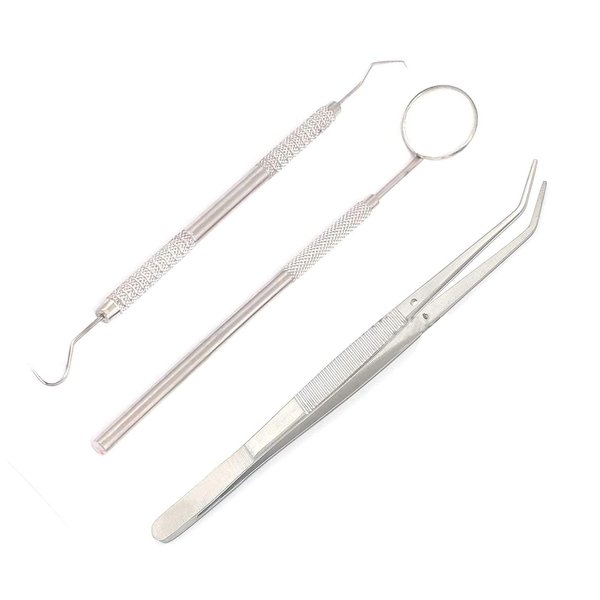 PRECISE CANADA Dental Hygiene Tools Tartar Scraper and Sickle Scaler 3-piece