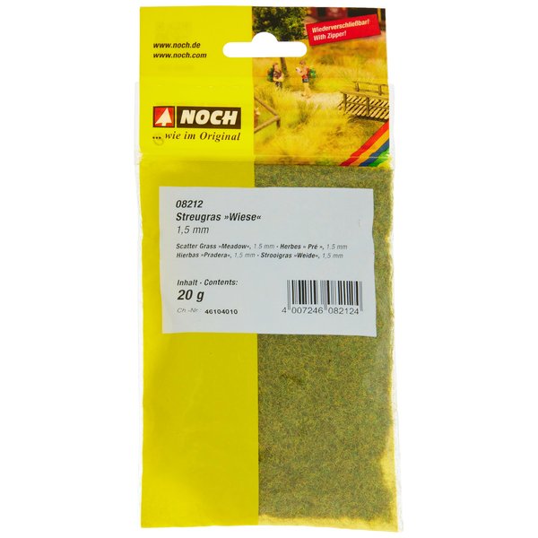 Noch 8212 Scttr Grass Meadow 20g H0,TT,N,Z Scale