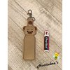 Pug Dog Sanitizer Holder And/Or Lip Balm Holder
