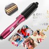 Curling Iron Brush, Hair Curler Hot Brush Professional Anti-Scald Instant Heat Up Curling Wands Suitable Heated Styler Brush for Long/Short Hair (US Plug（110-240V）)