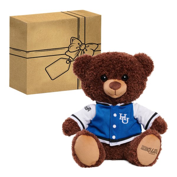 HBCyoU Hampton 10-inch Snuggly Letterman Teddy Bear, Graduation Gifts, Stuffed Animals and Toys for Kids Ages 3+