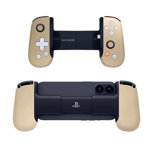SopiGuard Sticker Skin for Backbone One Controller Full Body Wrap (Gloss Champagne Gold)