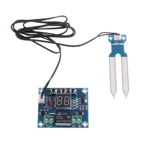 Professional Module 12V Soil Moisture Sensor Humidity Controller With Digital Display Automatic Watering System Module Soil Moisture Tester Humidity Controller Moisture Meters Soil Moisture Sensor