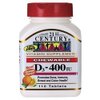 21st Century Vitamin D 400IU Orange Chewable Tablets 110 Count (2 Pack)
