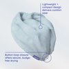 AQUIS Hair Wrap Hair-Drying Tool, Water-Wicking, Ultra-Absorbent Recycled Microfiber