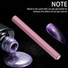 C12rtive Cat Eye Magnet Tool,Professional Double-Ended Hexagon Strong Nail Magnet Stick for Cat Eye Gel Nail Polish,suitable for personal DIY, nail studio or nail salon(Pink)