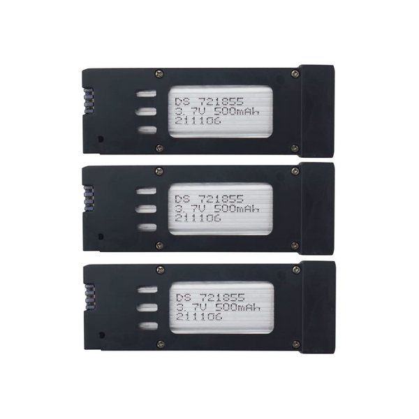 sea jump 3pcs 3.7V 500mAh Lithium Battery for E58 S168 JY019 Quadcopter Spare Parts UAV Lithium Battery