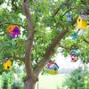 hapray 2 Pack Bird House Kit, DIY Birdhouse Kits, Wooden Crafts Arts for Children to Build and Paint (Includes Paints & Brushes) for Kids Girls Boys Toddlers Gifts Christmas