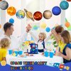 4 Pcs Space Planet Banner Solar System Planet Banner Space Party Decorations for First Trip Around The Sun Birthday Decorations Outer Space Room Decor
