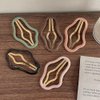 5PCS Hair Clips Snap Hair Barrettes Non Slip Hair Accessories for Women,Cloud shaped Hollow Clip, Cutout Snap Broken Hair Clips Thin Thick Curly Hair (5 PCS Color)