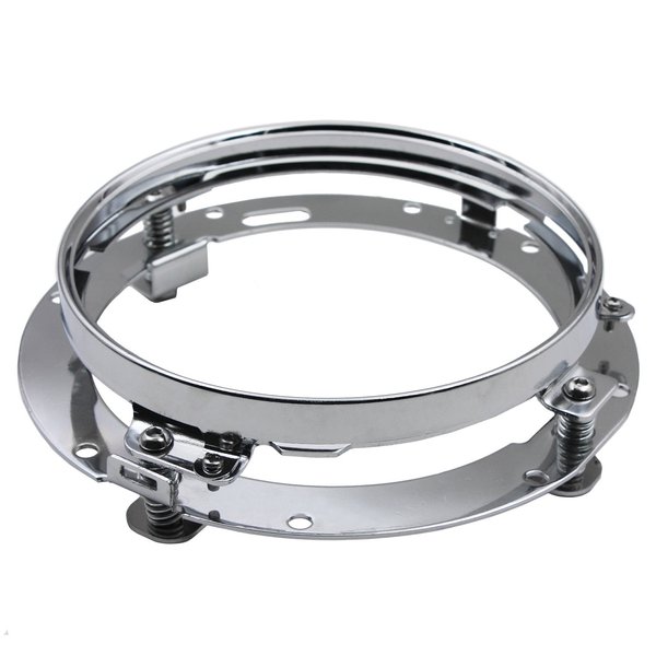 for Street Glide Headlight Bracket - 7 inch Round Headlight Ring Mounting Bracket for H D Street Glide Road King Headlight Mount
