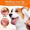 Dog Ear Finger Wipes, 100 Counts Ear Cleaner Wipes for Dogs and Cats, Pet Ear Wipes, Soft & Easy Otic Cleaning Pads, Remove Wax, Dirt & Stop Smelly, Itchy, Non-Irritating