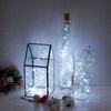 Cynzia 20 LED Wine Bottle Lights with Cork, 15 Pack Battery Operated Cork Shape Fairy Light Waterproof Mini Copper Silver Wire String Lights for Party, Wedding, Christmas, Bedroom Decor (Cold White)