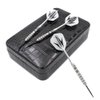 CUESOUL 28 Grams Tungsten Steel Tip Darts Set 95% Tungsten with Luxury Case