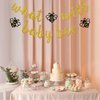 INNORU What Will Baby Bee Banner, Bumble Bee Theme Baby Shower Party Decorations, Mommy to Bee Daddy to Bee Party, Bee Boy or Girl Party Decorations, Gold Glitter