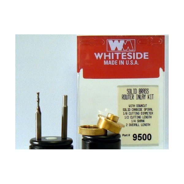 Whiteside Router Bits 9500 Solid Brass Inlay Kit