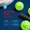 Vigel Premium Outdoor Pickleball Balls Set of 12 USAPA Approved, Tournament and Competition Play, Perfectly Balanced, High Bounce, True Flight, Durable, 40 Hole Pickleball.