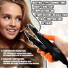 Hair Extensions Tool Set Fusion Heat Iron Connector Wand Hair Extensions Heat Tool with Fusion Glue Protector Templates Hair Clips Finger Protector 2 Bags Keratin Glue Granule Beads(Black,)
