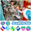 100 Pack Pop Mini Keychain,Fidget Sensory Toys,Sensory Toys for Kids Adults Boys Girls,Party Favors Classroom Exchange Gifts Game Prizes,Goodie Bag Stuffers