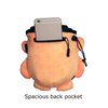 Rockbuddy Chalk Bag for Rock Climbing - Bouldering Chalk Bucket with Quick-Clip Belt, Zipper Pocket and Brush Holder (Monkey)