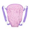 XADP Baby Dolls Carrier Backpack Doll Accessories Front and Back Carrier with Straps for 15 Inch to 18 Inch Dolls, Purple