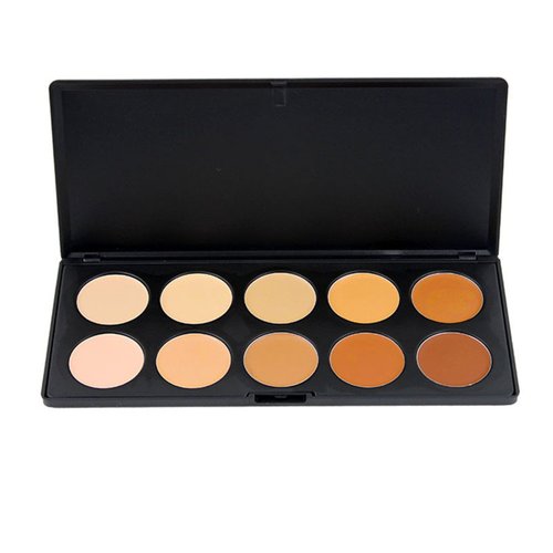 10 Colors Cream Contour Face Concealer Palette, FantasyDay Long Lasting Full Hydrating Coverage Conceals Corrects Foundation Camouflage Makeup Gift Set for Correcting Dark Circles Acne Blemish