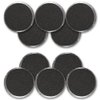 10 Clear Acrylic Capsules - Fits Most Popular Gold & Silver Bullion Coins - Easy to Open - Protect and Display Your Collection - 9 Sizes with Adjustable Black Ring Foam