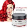 MOFAJANG Unisex Hair Wax Color Dye Styling Cream Mud, Natural Hairstyle Pomade, Washable Temporary,Party Cosplay (Red)