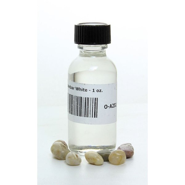 Ambar White Unisex Scented Body Oil in 1 oz Dab-On Bottle