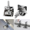 2PCS of Screen Printing Clamps Screen Frame Butterfly Hinge Clamp for Silk Screen Printing Frame Machine,for Fixing Screen Printing Mesh,Screen Printing Press DIY Tool Include 4 Screws