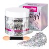Teenitor Body Glitter, Silver Glitter, Body Glitter Gel, Hair Glitter, Face Glitter, Silver Glitter Gel for Face, Makeup, Hair, Eye Holographic Chunky Makeup Glitter