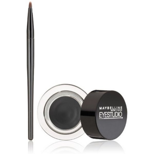 Maybelline New York Eye Studio Lasting Drama Gel Eyeliner, Blackest Black [950], 0.106 oz (Pack of 9)