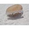 Frosted White Sea Glass Hair Comb