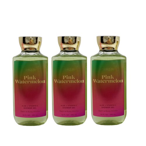 Generic Bath and Body Work Pink Watermelon - Pack of Three - Shower Gel
