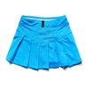 TopTie Pleated Tennis Skirt, Active Performance Sport Skort with Built-in Short-Black-L