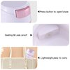 Pretty memory Lash Glue Holder Eyelash Extension Glue Storage Container Sealed Adhesive Jar Stand Tank Sealed for Women, Lash Tech Supplies Must Haves (White - Pink)