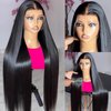 BABOSHOW 220% Density 13x6 HD Lace Front Wigs Human Hair 28 Inch Straight Lace Front Wigs Human Hair Pre Plucked Human Hair Lace Front Wigs for Black Women